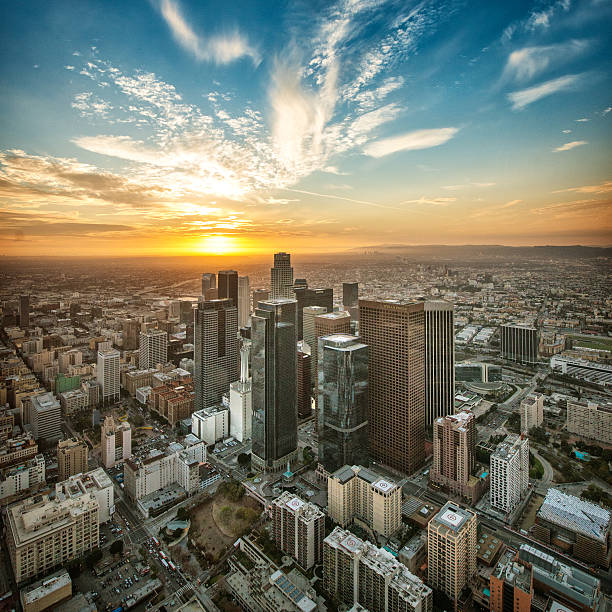 istock Golden Hour in Los Angeles 489348282