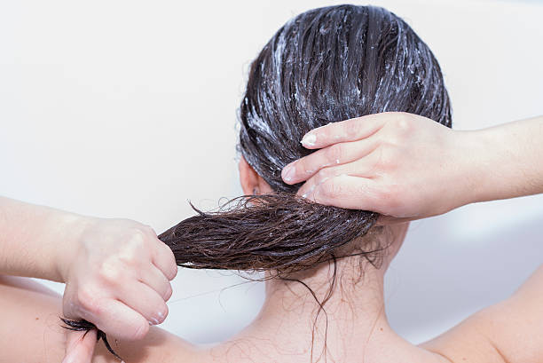 istock Girl in the shower. 489351336