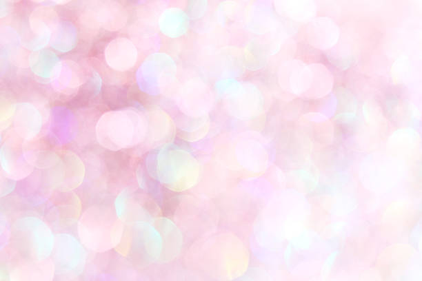 istock Pink festive Christmas elegant abstract background soft lights 489356657