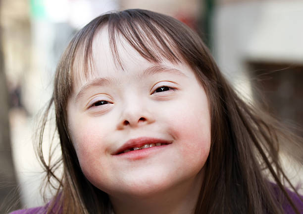 Portrait of beautiful young happy girl