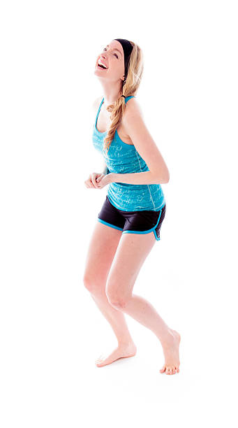 istock Young woman laughing 489357303