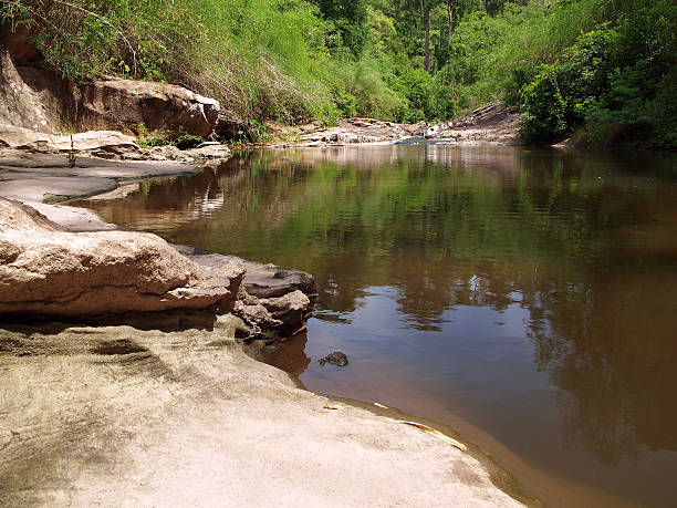 istock river and waterfall in the mountain 489359163