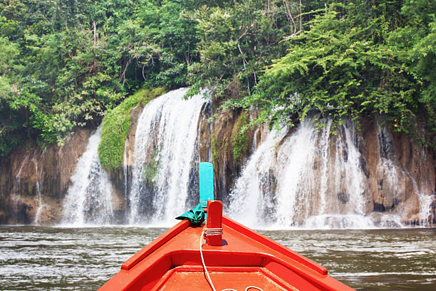istock Travel beauty river in Thailand 489359431