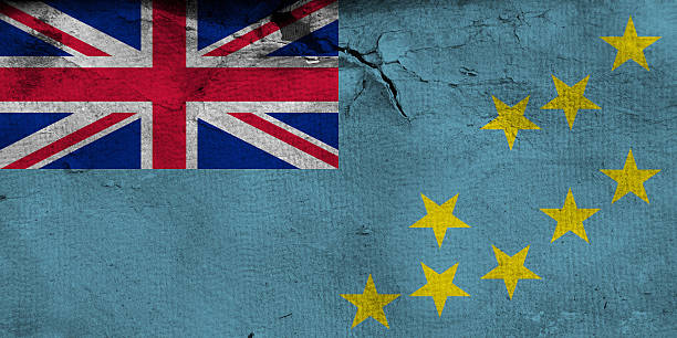 istock Grunge flag of Tuvalu 489376762