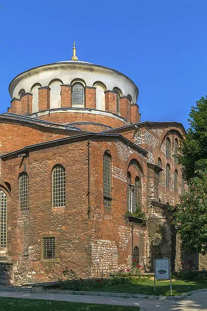 Hagia Irene, sometimes known also as Saint Irene, is an Eastern Orthodox church located in the outer courtyard of Topkapi Palace in Istanbul, Turkey.