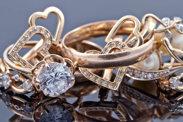 istock Various women's gold jewelry 489379786