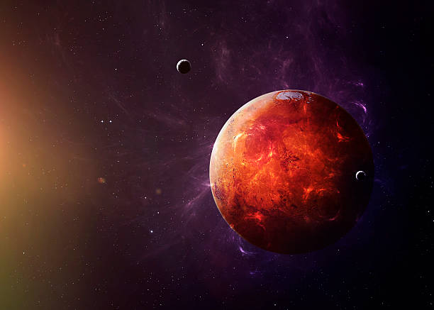 istock The Mars from space showing all they beauty. Extremely detailed 489380250