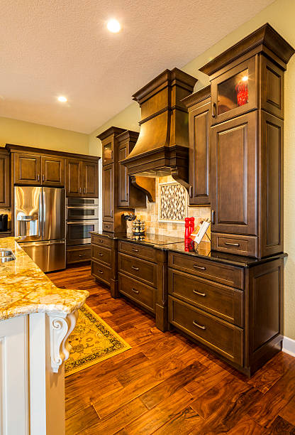 istock New Remodeled Modern Kitchen with Breakfast Bar 489382218
