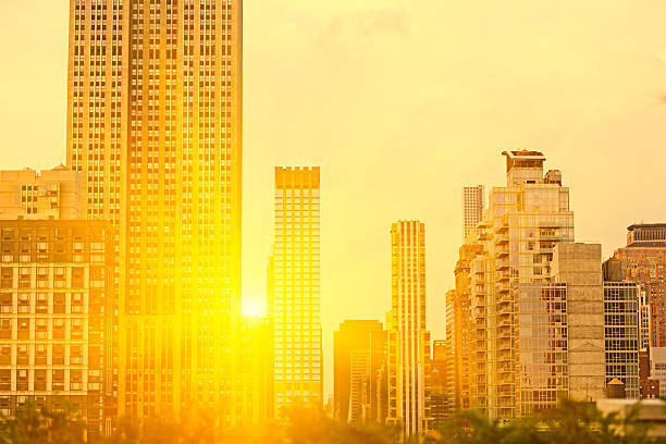 istock Manhattan from the roof top 489383930