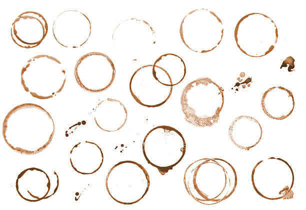 istock Brown stains of coffee collection 489385310