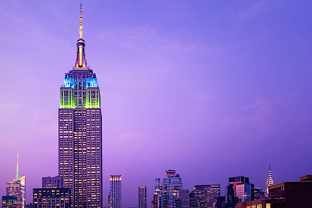 istock New York High rise buildings at night 489386434