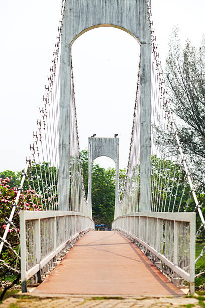 istock Bridge in Nong Prachak Public Park 489388878
