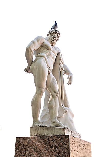 istock Pigeon sits on the head of Hercules statue 489424532