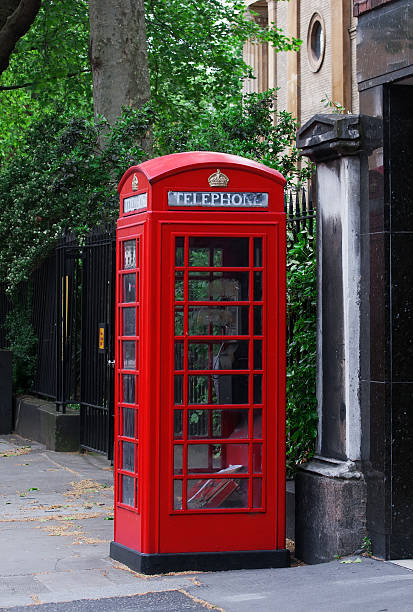 istock Red phone box in London 489425970