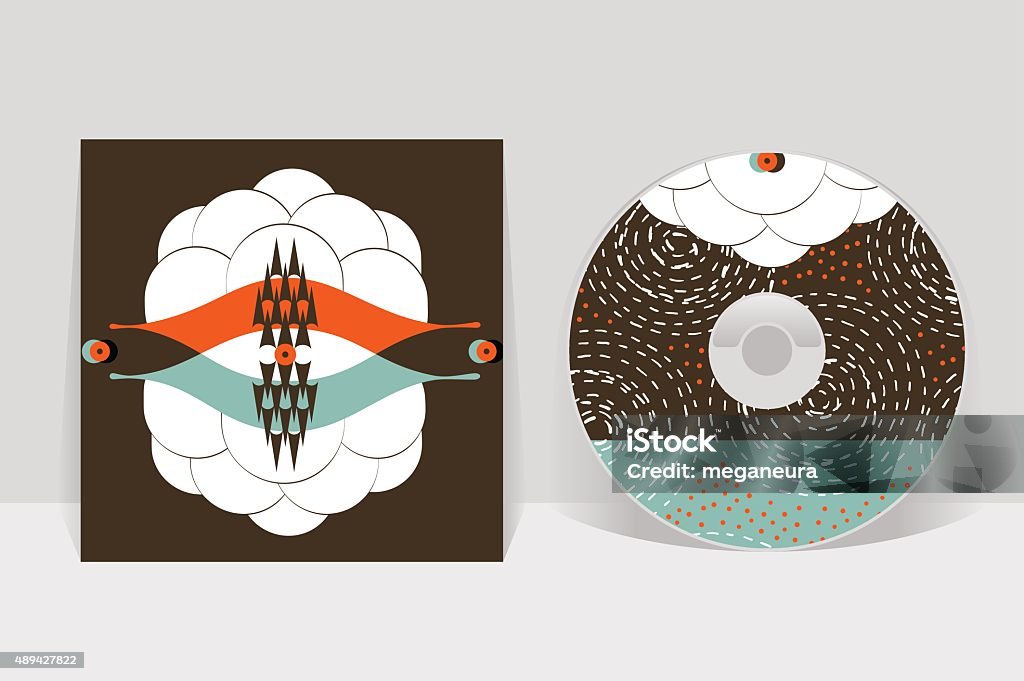 Design Pattern Cd R Cd Cover Design Template Abstract Linear Pattern Graphics Stock ...