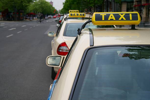 istock Taxis waiting in line, Berlin 489428621