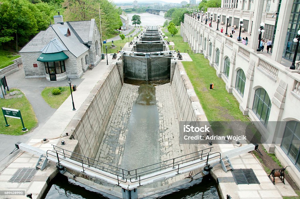 Ottawa - Canada Rideau Canal Locks 2015 Stock Photo
