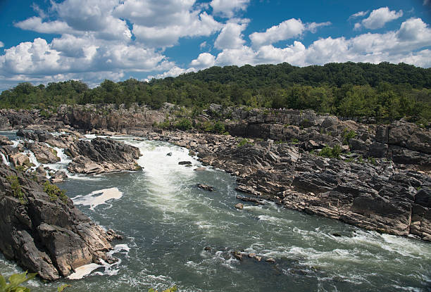 istock Upstream View of the Potomac River's Great Falls Rapids 489430156