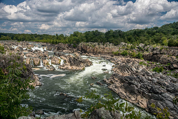 istock Upstream View of the Potomac River's Great Falls Rapids 489430160