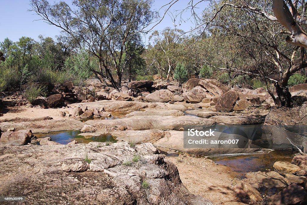 creek in Gondabooka National Park A creek in Gondabooka National Park, Australia; New South Wales; First Peoples of Australia Culture Stock Photo