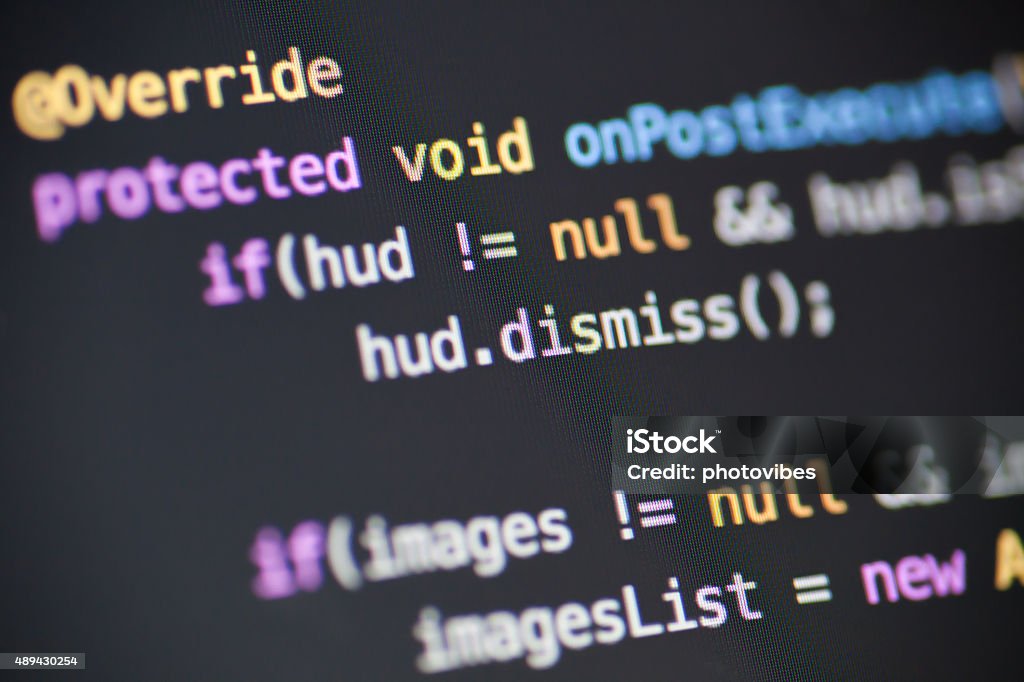 Java Source Code Stock Photo - Download Image Now - 2015, Activity ...