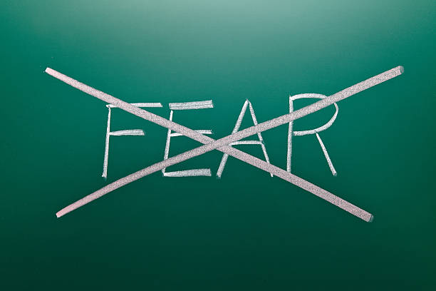 istock No fear concept, word on blackboard 489430555