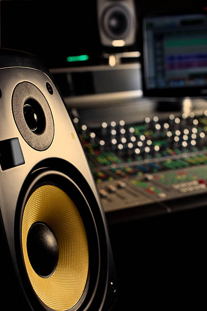 istock Professional Music Studio Detail 489431351