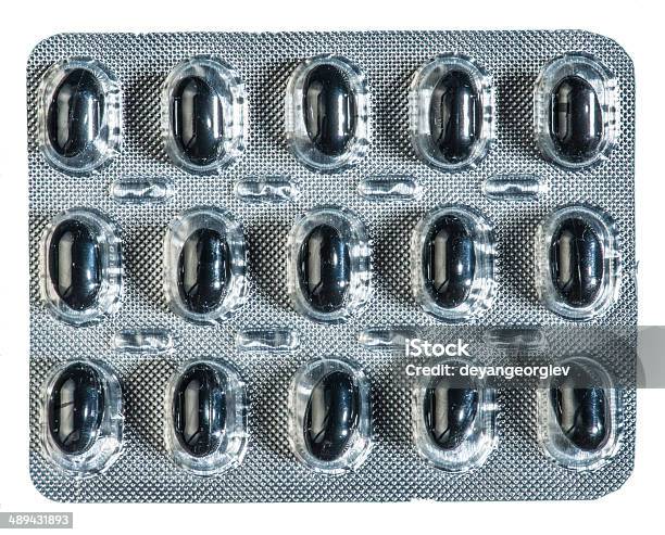 Blister With Pills Stock Photo - Download Image Now - Antibiotic, Blister, Capsule - Medicine