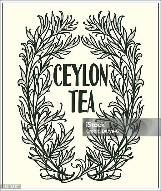 Ceylon Tea Labels Ceylon Tea Label Stock Illustration - Download Image Now - 2015 ...