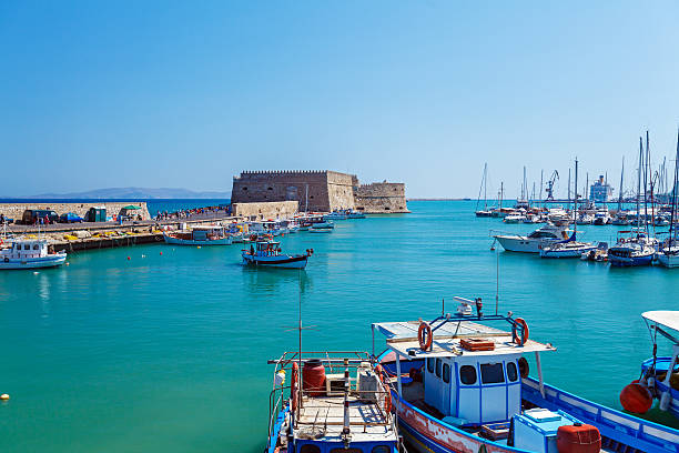 istock Heraklion Harbour and Fortress, Crete 489433228