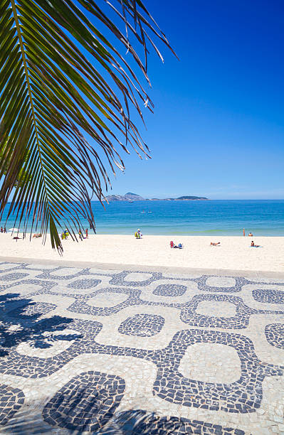 Ipanema Beach Rio de Janeiro Brazil stock photo