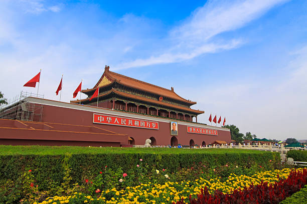 istock Beijing building Tiananmen landscape, beijing, china 489433295