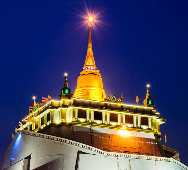 istock Golden Moutain temple in bangkok 489433377