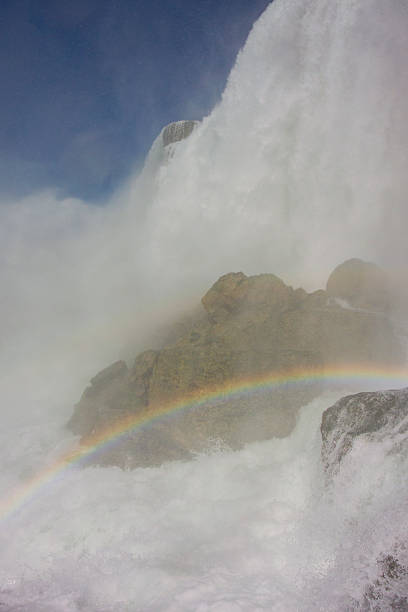 istock Base View of American Falls Rainbow 489435616