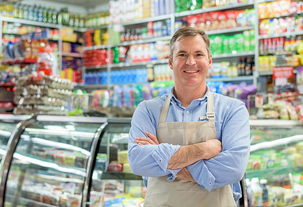 istock Business owner at a local store 489437078