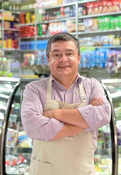 istock Business owner at a local store 489437154