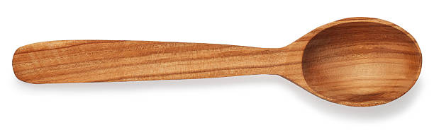 wooden spoon isolated