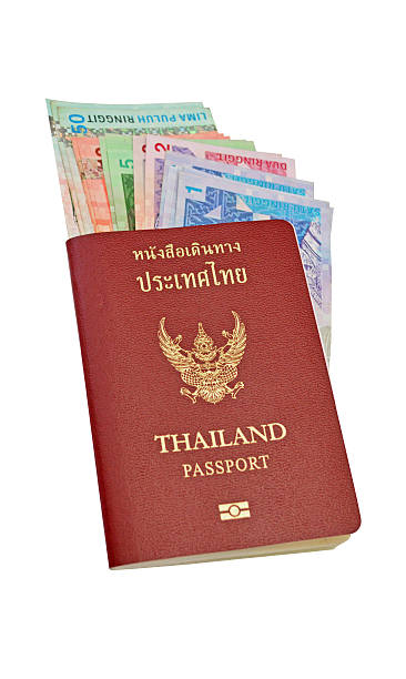 istock Malaysia bank notes and Thailand Passport 489479316
