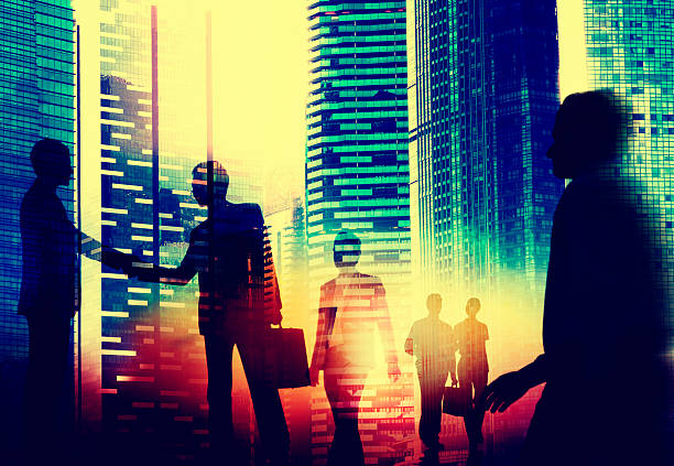 istock Business People Commuter Walking Rush Hour Concept 489481564