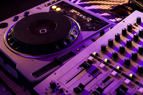 istock Dj mixer at a nightclub. 489481577