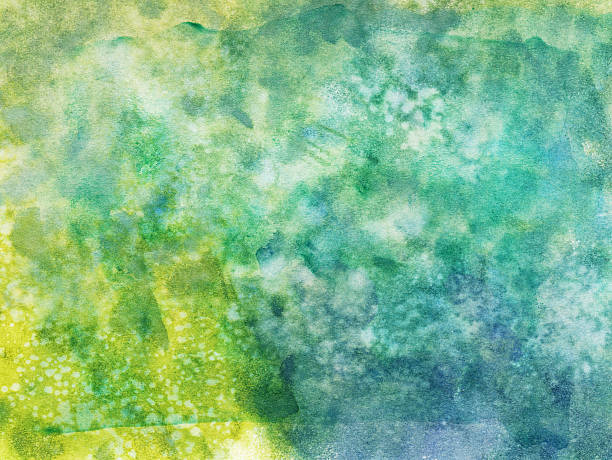 istock Hand painted colorful background with earth tone colors 489481884