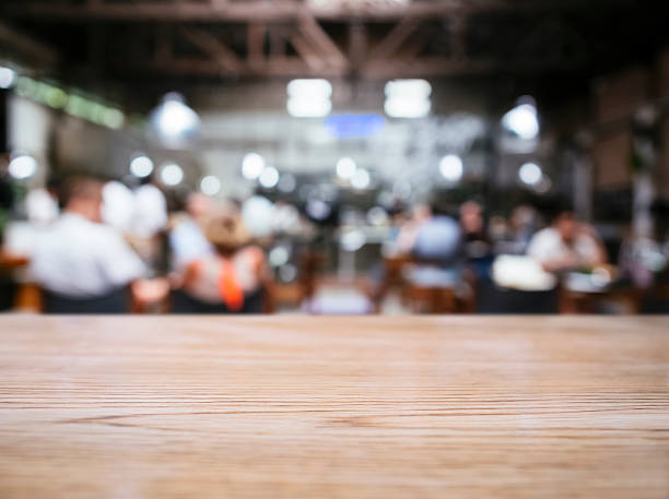 Blurred people with Restaurant bar cafe background Blurred people Office Party with Restaurant bar cafe background busy restaurant tables stock pictures, royalty-free photos & images