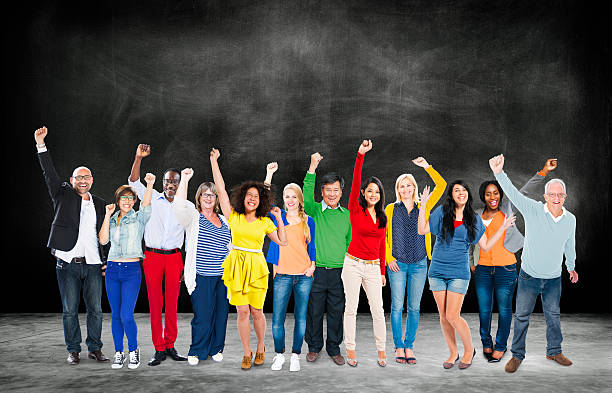 istock Celebration Community Cheerful Happiness Success Concept 489483056