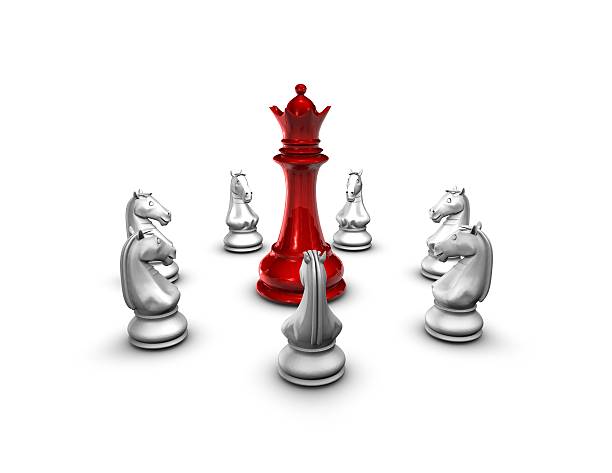 istock war, conflict idea, chess figurines isolated on white 489485591
