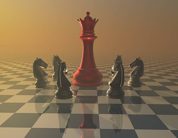 istock defense, attack, war and fight concept with chess pieces 489486407