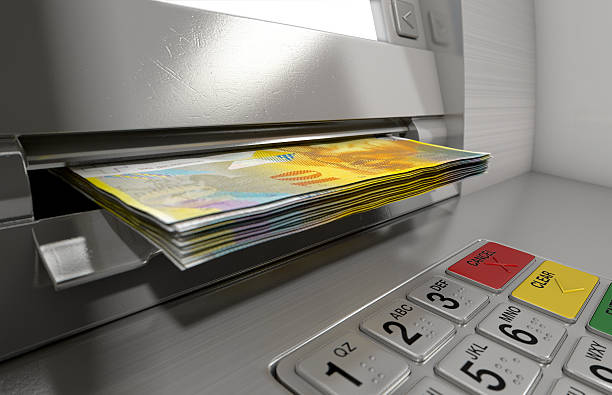 istock Atm Facade Cash Withdrawel 489486836