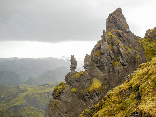 istock rock formation in Iceland 489487508