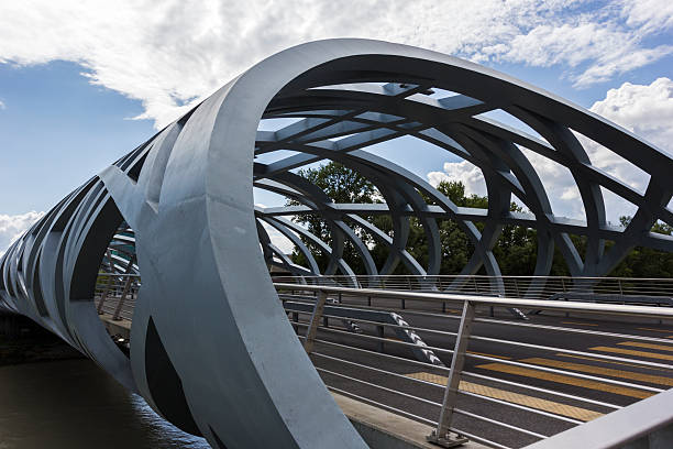 istock Pont Hans-Wilsdorf bridge in Geneva in Switzerland 489488838
