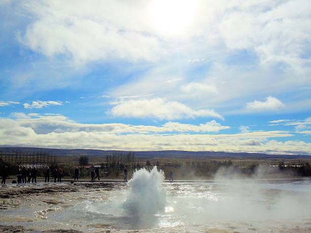 geyser small geyser boiling closeup shot bathroom geyser stock pictures, royalty-free photos & images