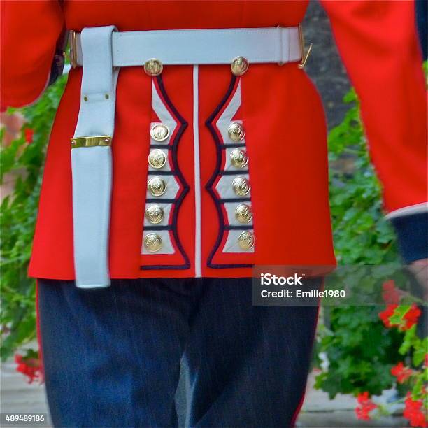 London Tower Of London Closeup Uniformguard Military Stock Photo - Download Image Now